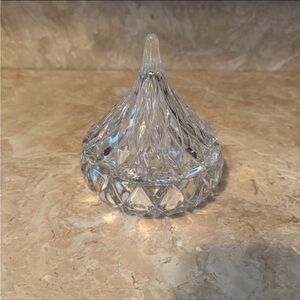 Godinger Candy Dish, Crystal Hershey's Kiss